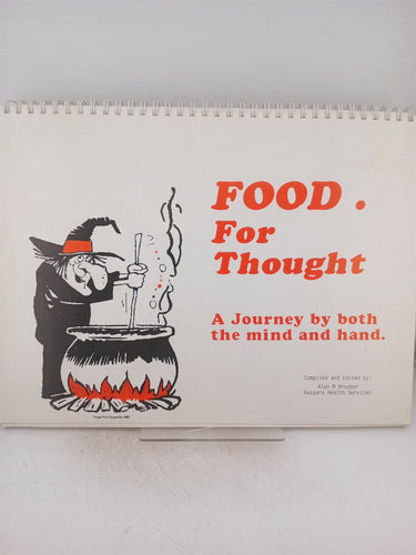 Print Books - Food for thought. A journey by both the mind and hand by Alan M Brooker (editor) - Book Express