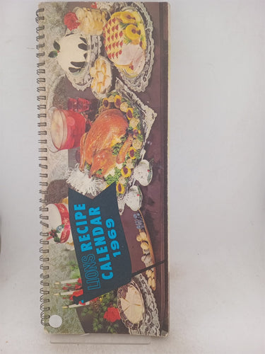 Print Books - Lions recipe calendar 1969 by Jean Forward - Book Express