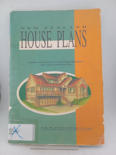 Print Books - New Zealand house plans. Quality house plans and building quantities for urban and rural sites. by unknown - Book Express