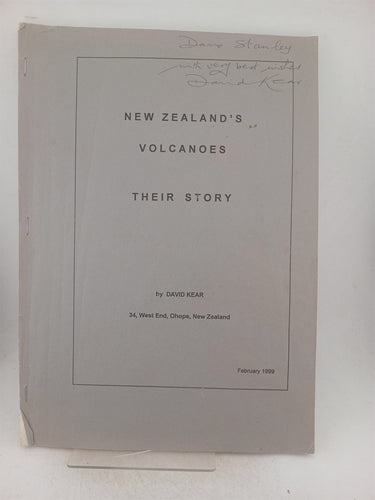 Print Books - New Zealand's volcanoes their story by David Kear - Book Express