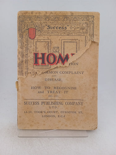 Print Books - Success home doctor. An invaluable book for home containing useful information about every common complaint & disease (etc) by Success Publishing Co - Book Express