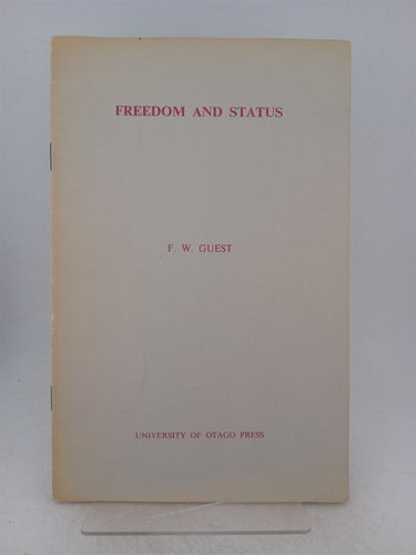 Print Books - Freedom and status by F W. Guest - Book Express