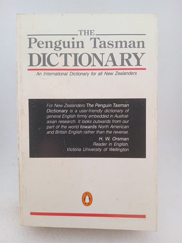Print Books - The Penguin Tasman dictionary. An international dictionary for all New Zealanders by A Et Al (Editors) Delbridge - Book Express