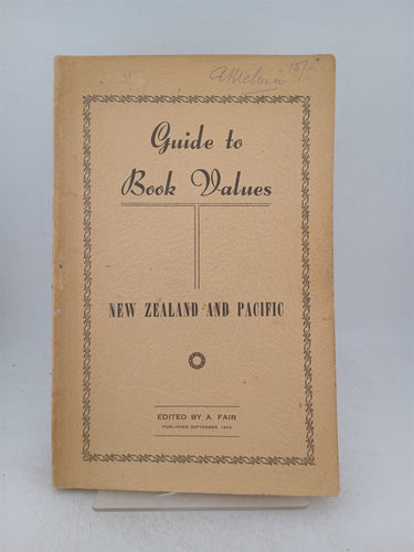 Print Books - Guide to book values. New Zealand and Pacific by A Fair - Book Express