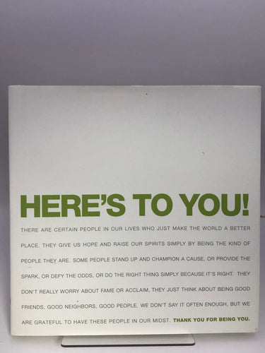 Here's to You! by Dan Zadra - Book Express - Used Print Books