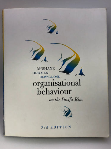 Organisational Behaviour on the Pacific Rim by Steven L. McShane - Book Express - Used Print Books
