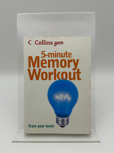 5-Minute Memory Workout: Train your brain (Collins Gem) by Sean Callery - Book Express - Used Print Books