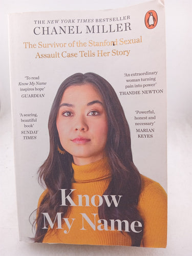 Print Books - Know My Name by Miller Chanel - Book Express