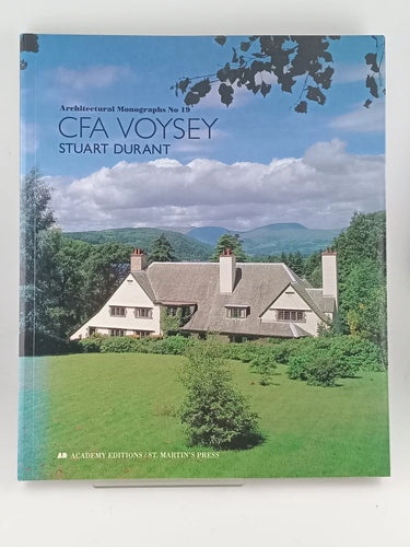 C.F.A. Voysey (Architectural Monographs No 19) by Stuart Durant - Book Express - Used Print Books