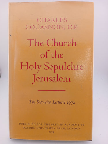 The Church of the Holy Sepulchre Jerusalem by Charles Couasnon - Book Express - Used Print Books