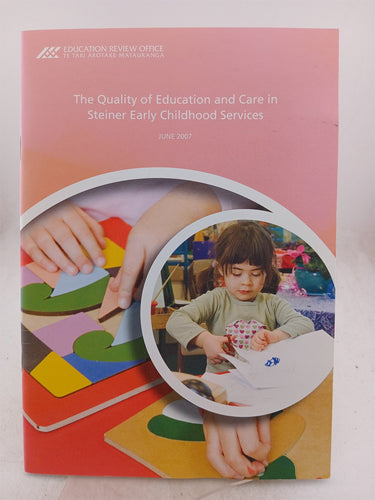 Print Books - The Quality of Education and Care in Steiner Early Childhood Services by E.R.O. - Book Express
