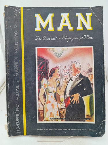 Print Books - Man: The Australian Magazine for Men (Volume 2 No. 6 - Nov 1937) by Ion L. Idriess (Editor) - Book Express