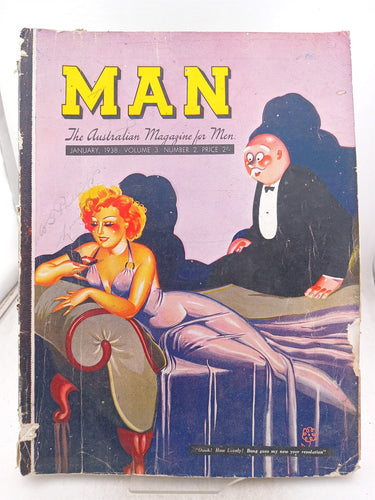 Print Books - Man: The Australian Magazine for Men (Volume 3 No. 2 - Jan 1938) by Ion L. Idriess (Editor) - Book Express