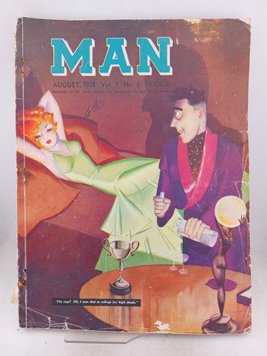 Print Books - Man: The Australian Magazine for Men (Volume 4 No. 3 - Aug 1938) by Ion L. Idriess (Editor) - Book Express