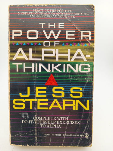 The Power of Alpha-Thinking: Miracle of the Mind by Jess Stearn - Book Express - Used Print Books