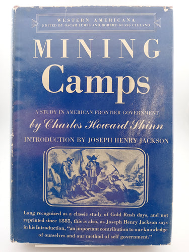 Mining Camps by Charles Howard Shinn - Book Express - Used Print Books