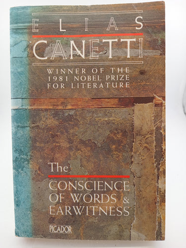 The Conscience of Words by Elias Canetti - Book Express - Used Print Books