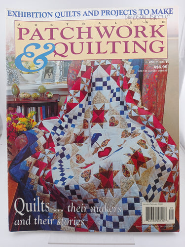 Australian Patchwork & Quilting Vol 7 No 1 by Express Publications - Book Express - Used Print Books