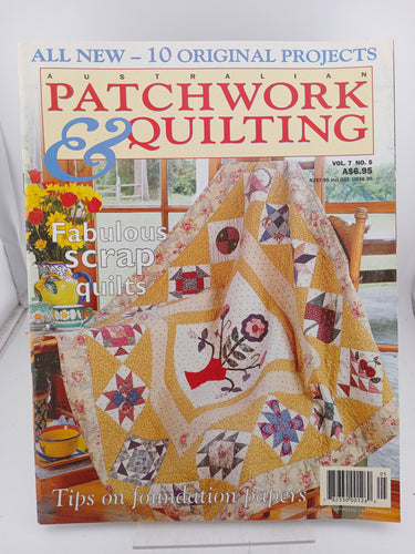 Australian Patchwork & Quilting Vol 7 No 5 by Express Publications - Book Express - Used Print Books