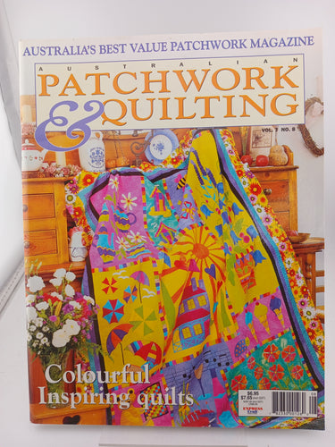 Australian Patchwork & Quilting Vol 7 No 8 by Express Publications - Book Express - Used Print Books