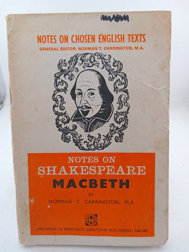 - Notes on Shakespeare: Macbeth by Norman T. Carrington - Book Express