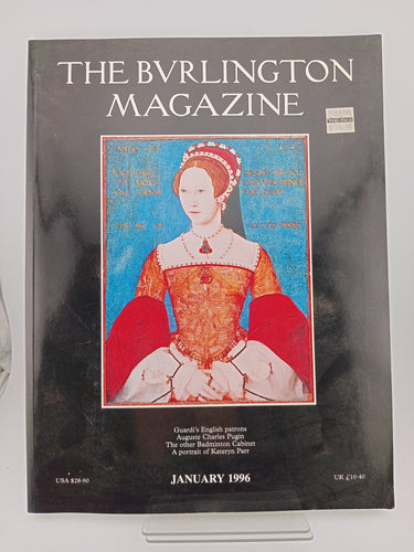 The Bvrlington Magazine Vol CXXXVIII Number 1114 January 1996 by Burlington Magazine Publications - Book Express - Used Print Books