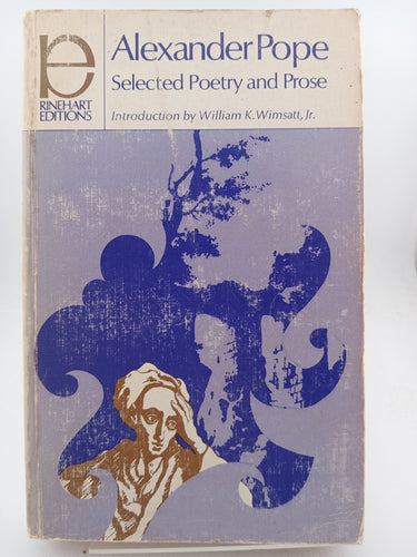 Alexander Pope Selected Poetry and Prose (Rinehart Editions) by Alexander Pope - Book Express - Used Print Books