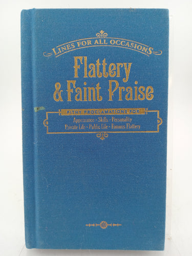 Flattery and Faint Praise for All Occasions (Lines for All Occasions) by Knock Knock - Book Express - Used Print Books