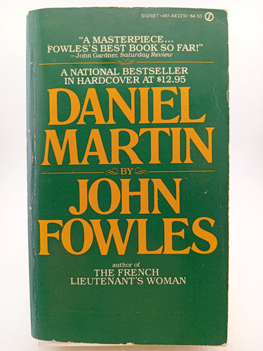 Daniel Martin by John Fowles - Book Express - Used Print Books