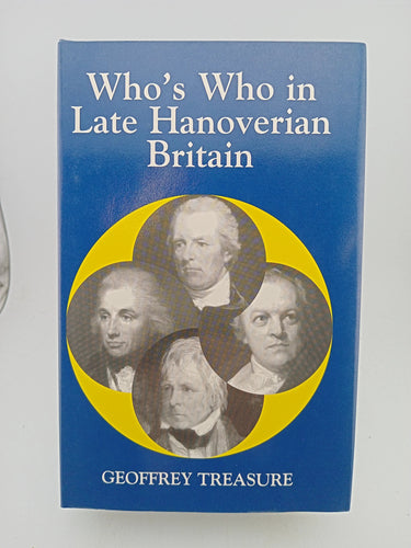 1989-1997 Who's Who in British History, Complete Set in 8 Volumes by Geoffrey Treasure et al - Book Express - Used Print Books