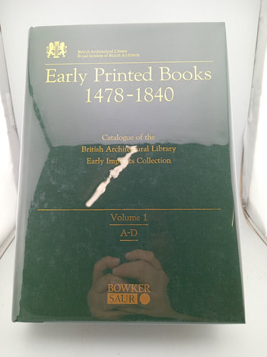 Early Printed Books 1478-1840 Volumes 1-4 by K. G. Saur - Book Express - Used Print Books