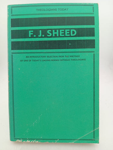 Theologians Today by F. J. Sheed - Book Express - Used Print Books