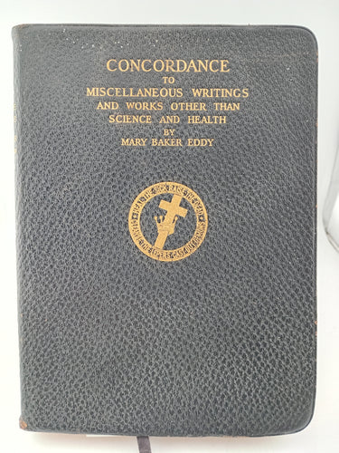 Concordance to Miscellaneous Writings and Works other than Science and Health by Mary Baker Eddy - Book Express - Used Print Books