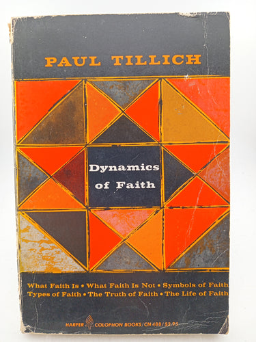 Dynamics of Faith by Paul Tillich - Book Express - Used Print Books