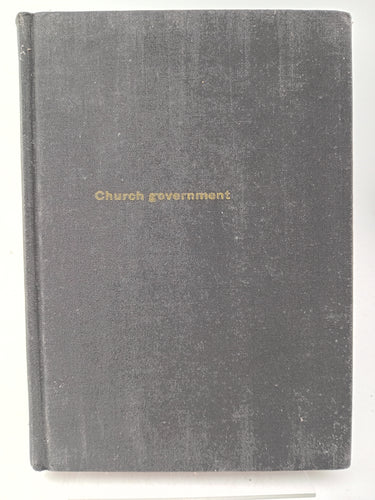 Church Government by Unknown - Book Express - Used Print Books
