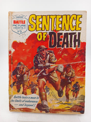Battle Picture Library No. 51 Sentance of Death by Unknown - Book Express - Used Print Books