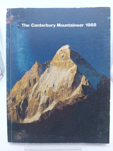 The Canterbury Mountaineer 1988 No 54 by Graham Darby (editor) - Book Express - Used Print Books