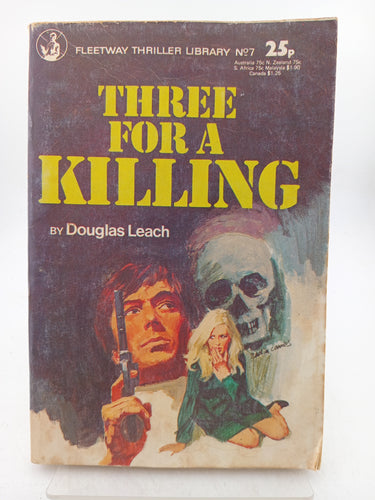 Three for a Killing (A Fleetway Thriller Library No 7) by Douglas Leach - Book Express - Used Print Books
