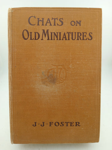 Chats on Old Minatures by J. J. Foster - Book Express - Used Print Books