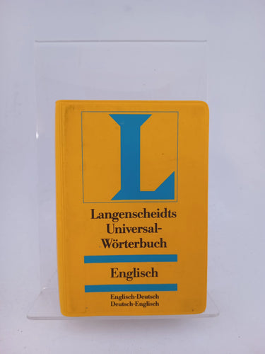 Langenscheidts Universal-Wrterbuch englisch : englisch-deutsch, deutsch-englisch by Langenscheidt - Book Express - Used Print Books