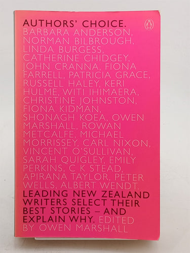 Print Books - Authors' Choice by Owen Marshall - Book Express