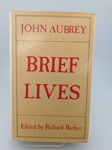 Print Books - Brief Lives by John Aubrey,Richard Barber (Editor) - Book Express