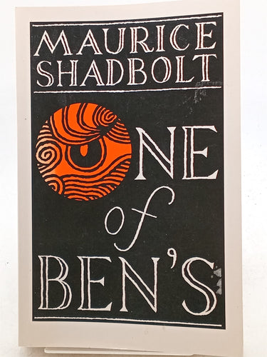 Print Books - One of Ben's by Maurice Shadbolt - Book Express