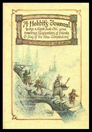 A hobbit's journal cover image