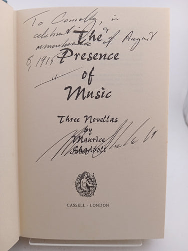 The Presence of Music by Maurice Shadbolt - Book Express - Used Print Books