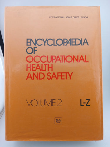 Encyclopaedia of Occupational Health and Safety, 2 volume set by Luigi Parmeggiani (editor) - Book Express - Used Print Books