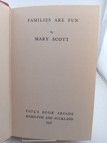 Families are Fun by Mary Scott