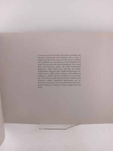 Fiat - Croma  sales brochure by Fiat Auto