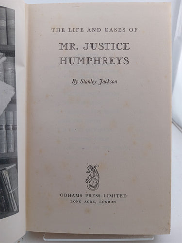 The life and cases of Mr Justice Humphreys by Stanley Jackson