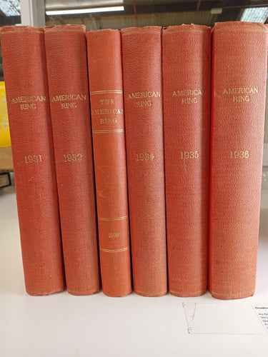 The Ring World's Foremost Boxing Magazine 6 Volumes 1931-1936 by N Fleischer